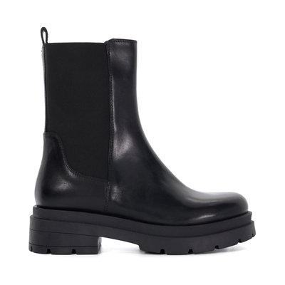 Bottines Chelsea avec semelles épaisses en cuir - PALMERING DUNE LONDON