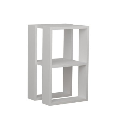 Table de chevet blanc H55 cm - LORRIE CALICOSY
