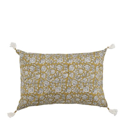 Housse de coussin en coton BLANC D’IVOIRE