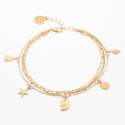 Chaine de cheville coquillage BALABOOSTE