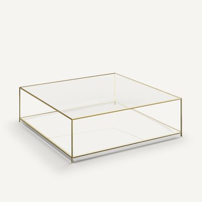 Sybil Square Tempered Glass Coffee Table AM.PM