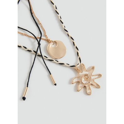 Collier pendentifs combinés MANGO TEEN