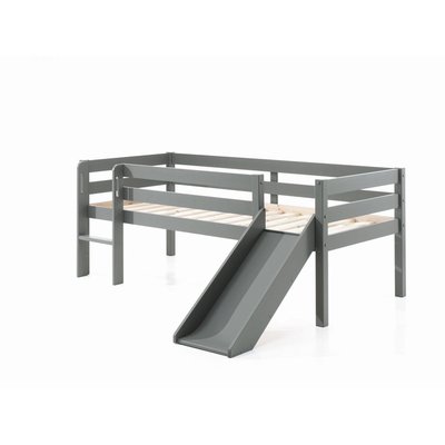 lit mi-hauteur  + toboggan et tablette penderie VIPACK