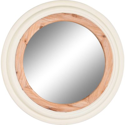 Miroir rond en bois d'épicéa élégant RECOLLECTION