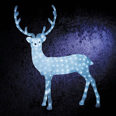Renne lumineux extérieur H118.5cm 200 LED + transfo FEERIC LIGHTS & CHRISTMAS