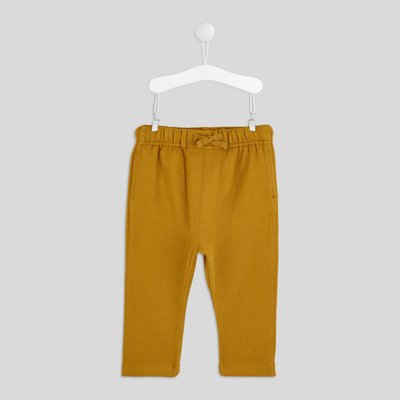 Pantalon uni en coton BIO BOUT'CHOU