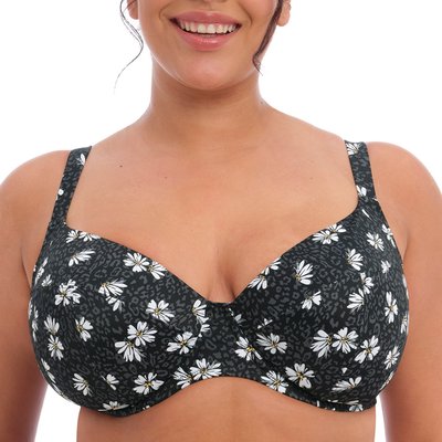 Haut de maillot de bain plongeant grande taille PLAIN SAILING ELOMI SWIM