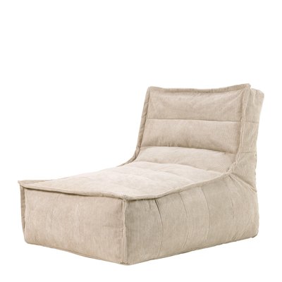 Pouf chauffeuse velours côtelé Oeko-Tex® - OTTO ICON