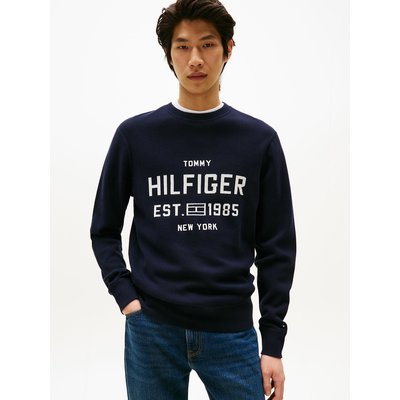 Jersey de cuello redondo con logotipo TOMMY HILFIGER