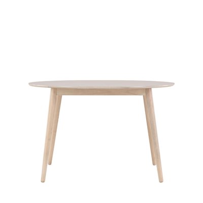 Table à manger 4 personnes ronde en bois- FLORA VENTURE HOME