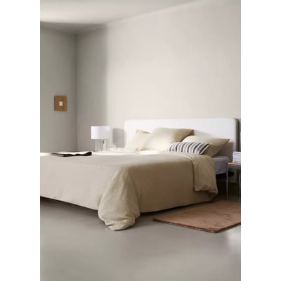 Housse de couette coton gaufré garment-dyed lit 90 cm MANGO HOME