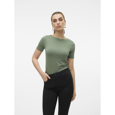 T-shirt encolure bateau manches courtes VERO MODA