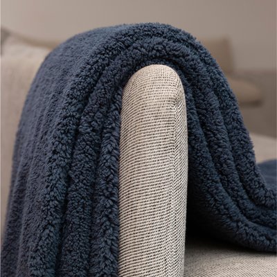 Plaid polaire uni TERRE DE NUIT