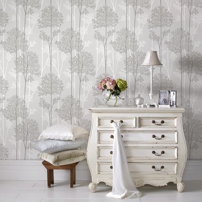 Papier peint Arbres stylisés Eternal Mica SUPERFRESCO EASY