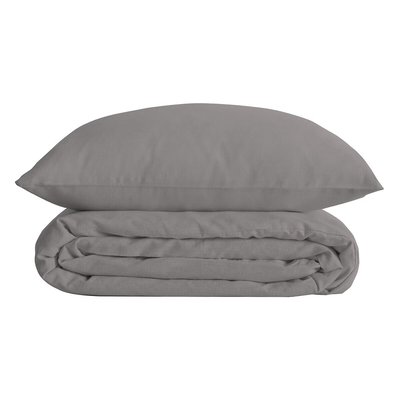 Housse de couette + 2 taies Percale de coton Uni EDEN