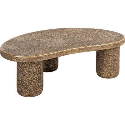 Table basse design bronze forme organique élégante RECOLLECTION