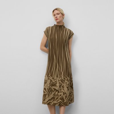 Robe à imprimé feuilles ADOLFO DOMINGUEZ