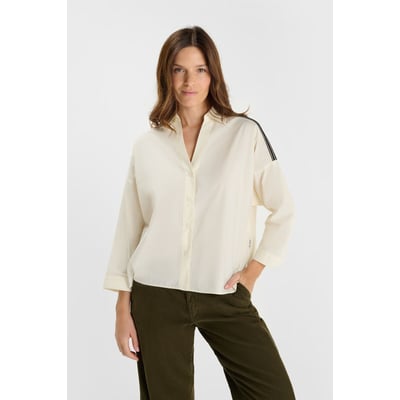 Blouse/chemisier Femme Le Temps Des Cerises - Taille S - Noir Et Blanc - Style Basique - Occasion Très Bon état
