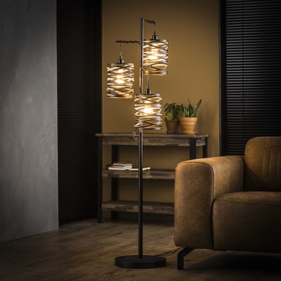 Lampadaire ruban 3 abat-jours RALF PIER IMPORT