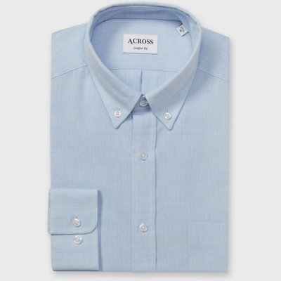 Chemise Confort fit en coton aspect lin ACROSS