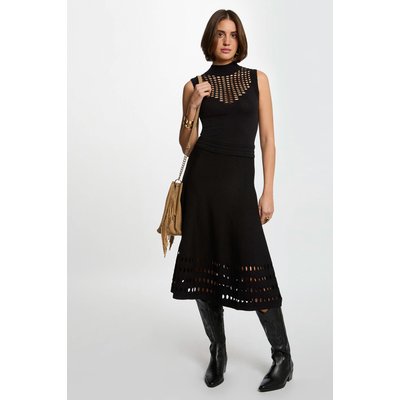Robe tricot longue ajustée MORGAN
