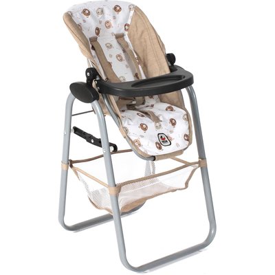 Chaise haute pour poupées Beige avec oursons BAYER CHIC 2000