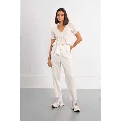 Pantalon coton, en broderie anglaise LILI SIDONIO