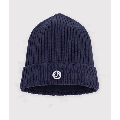 Gebreide muts, gevoerd met fleece PETIT BATEAU