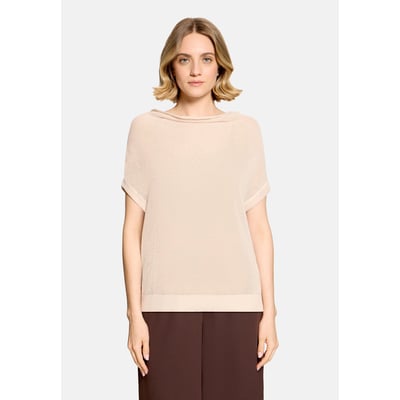 Pull-over en maille ajourée à encolure bénitier BETTY BARCLAY