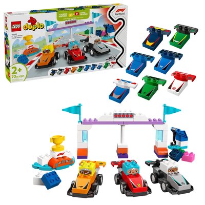 Voitures de course et pilotes d'une écurie de F1® LEGO