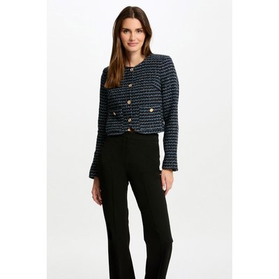 Veste tweed boutonnée MORGAN