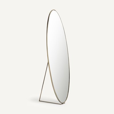 Miroir sur pied ovale métal fer, H170cm, Koban AM.PM