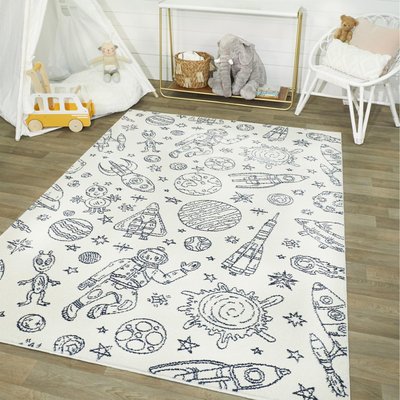 Tapis salon et chambre tissé motif géométrique NOURNA 3 UN AMOUR DE TAPIS