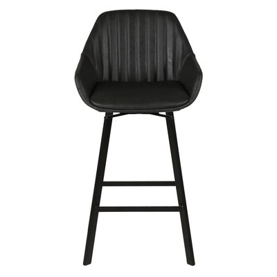 Chaise plan de travail pivotante  vieilli pieds métal Moss ZAGO