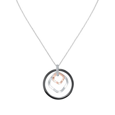 Collier en argent 925 et céramique CLEOR
