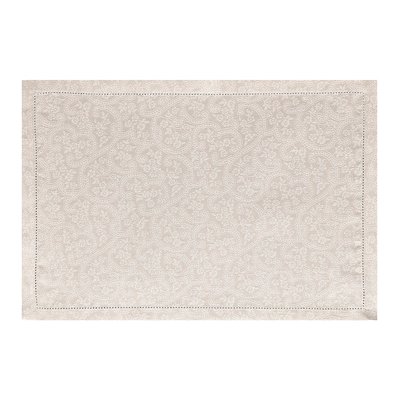 Set de table en Lin, PORTOFINO FIORI LE JACQUARD FRANCAIS