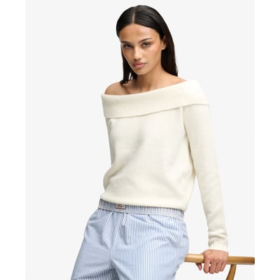 Pull Bardot Maille Coupe Ajustée SUPERDRY