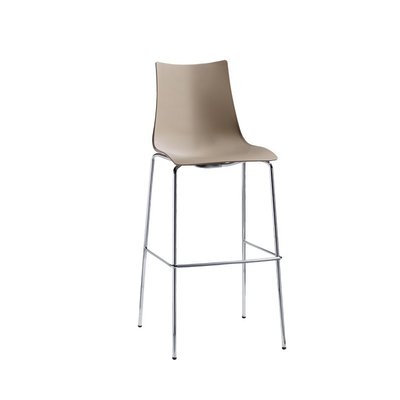 2 Tabourets de bar design - ZEBRA TECHNOPOLYMER 65h - lot de 2 - deco design SCAB DESIGN