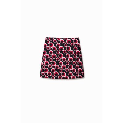 Desigual - Mini-jupe ajustée avec cercles DESIGUAL