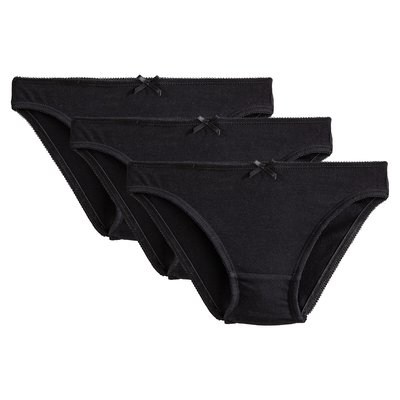 Lot de 3 slips en coton extensible LA REDOUTE COLLECTIONS