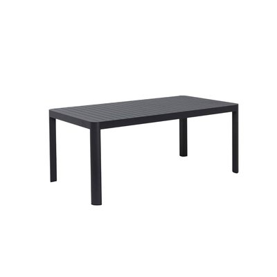 Table de jardin grise en aluminium  KAÏA MADE IN MEUBLES 