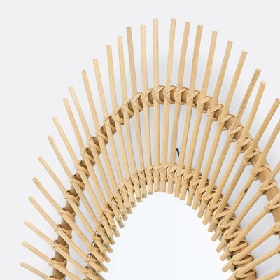 Miroir rotin forme soleil Ø90 cm, Nogu LA REDOUTE INTERIEURS