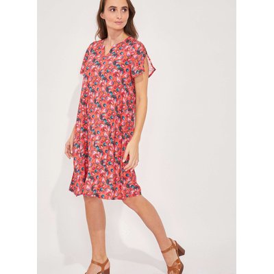 Robe imprimée fluide évasée Ecovero ZOE LA FIANCÉE