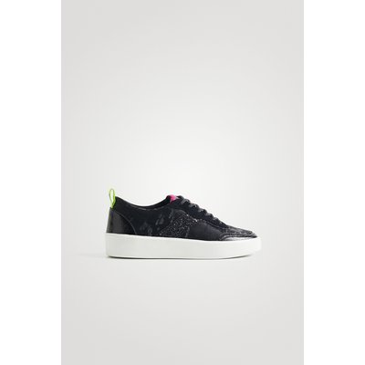 Sneakers Cuir Synthétique Camouflage Glitter DESIGUAL