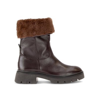 Bottines en cuir lisse à talon décroché GABOR