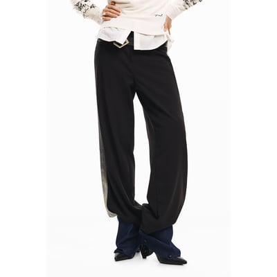 Pantalon droit bimatière DESIGUAL