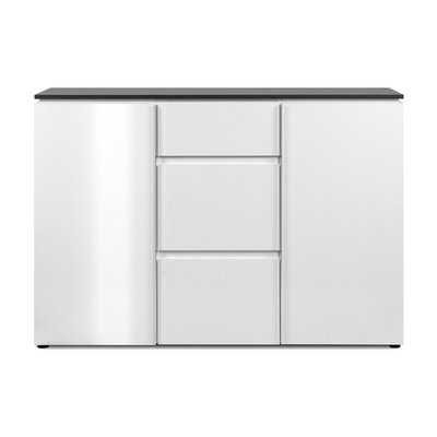 Buffet avec 2 portes et 3 tiroirs L133 cm - BREST CALICOSY