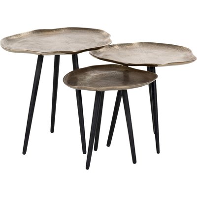 Tables gigognes aluminium organique, Volenta RECOLLECTION