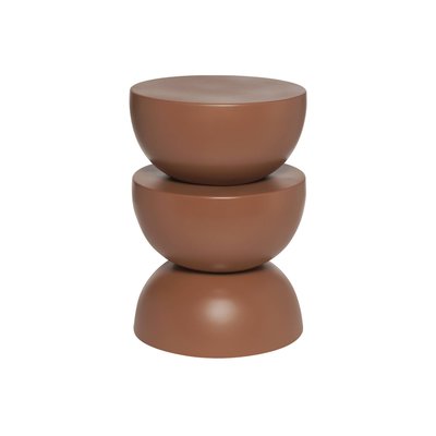 Table d'appoint, bout de canapé, table de chevet métal Ø32 x H46,5cm COUMBA SWEEEK