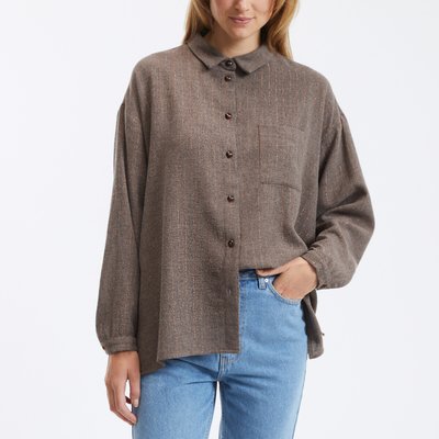Chemise manches longues, fil métallisé VANILLE DES PETITS HAUTS